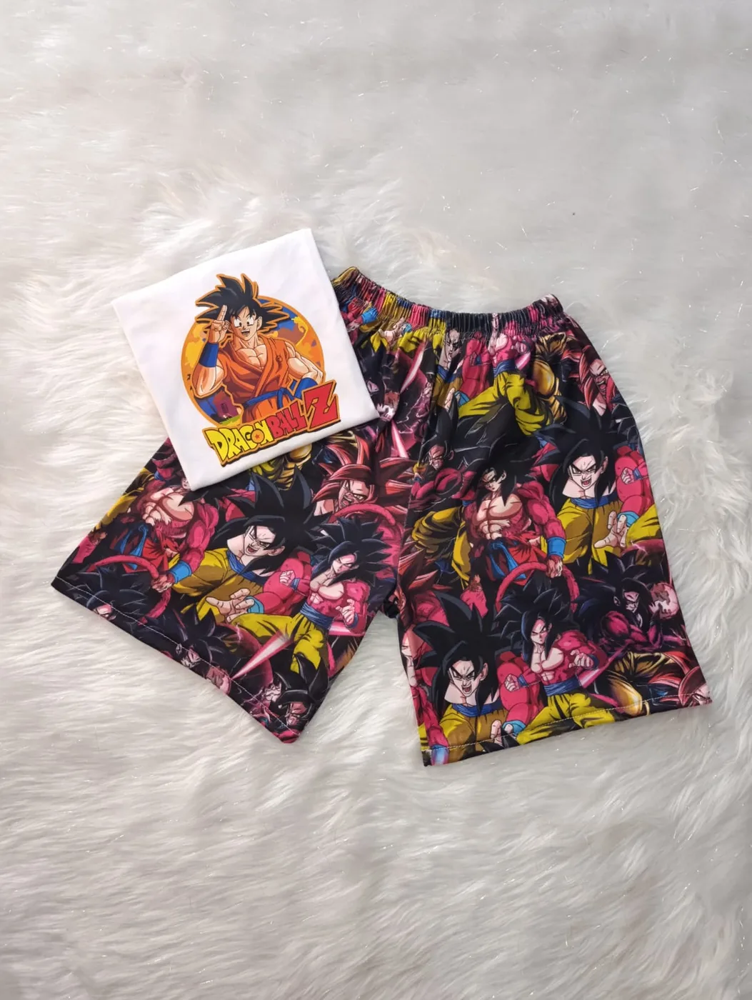 Pijama azul con estampado de personaje
